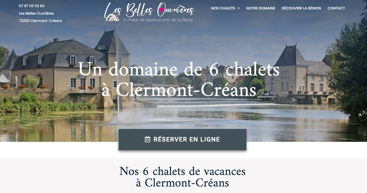 Site internet vitrine Les Belles Ouvrières