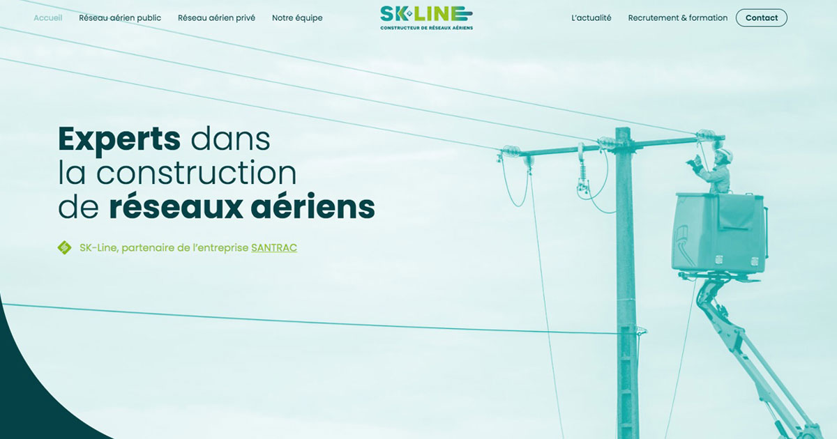 Site internet vitrine SK Line