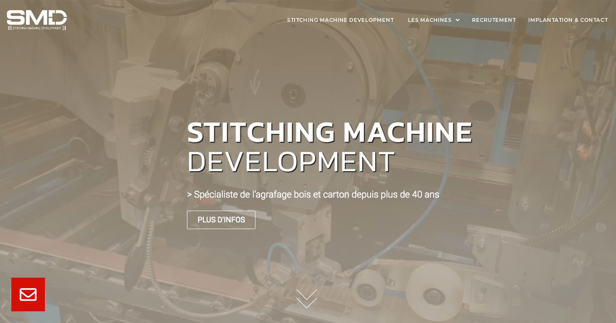 Site internet vitrine Stitching Machine Development