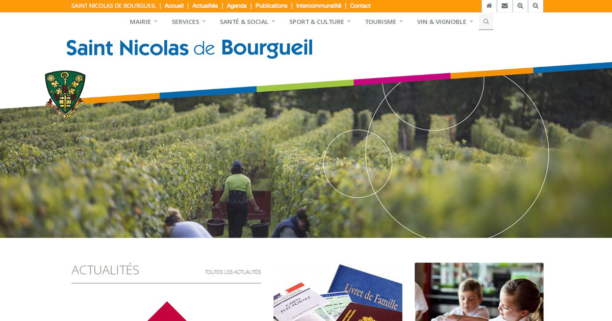 Site internet Mairie Saint-Nicolas de Bourgueil