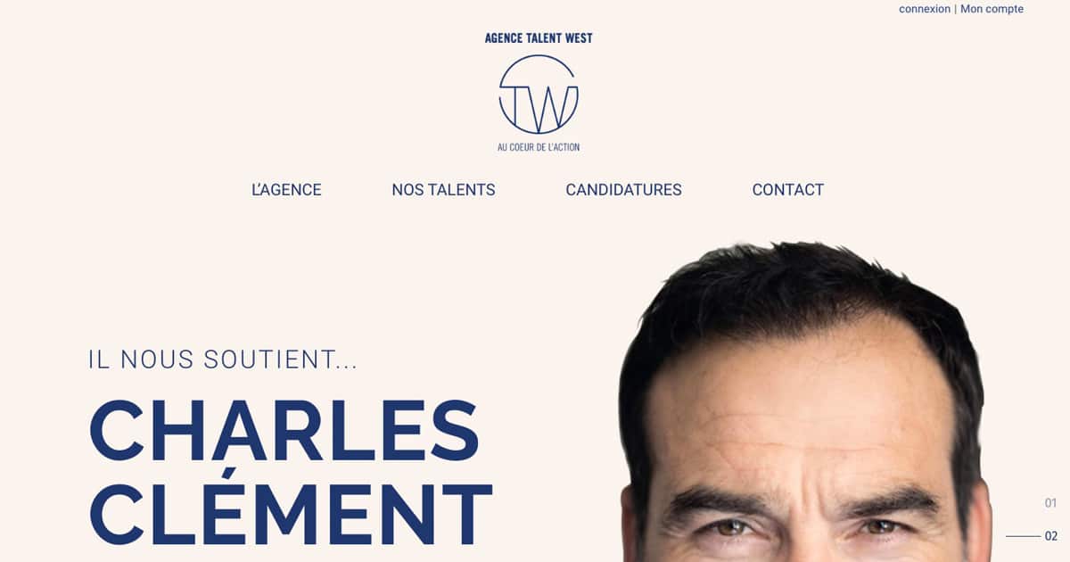 Site internet TALENT WEST
