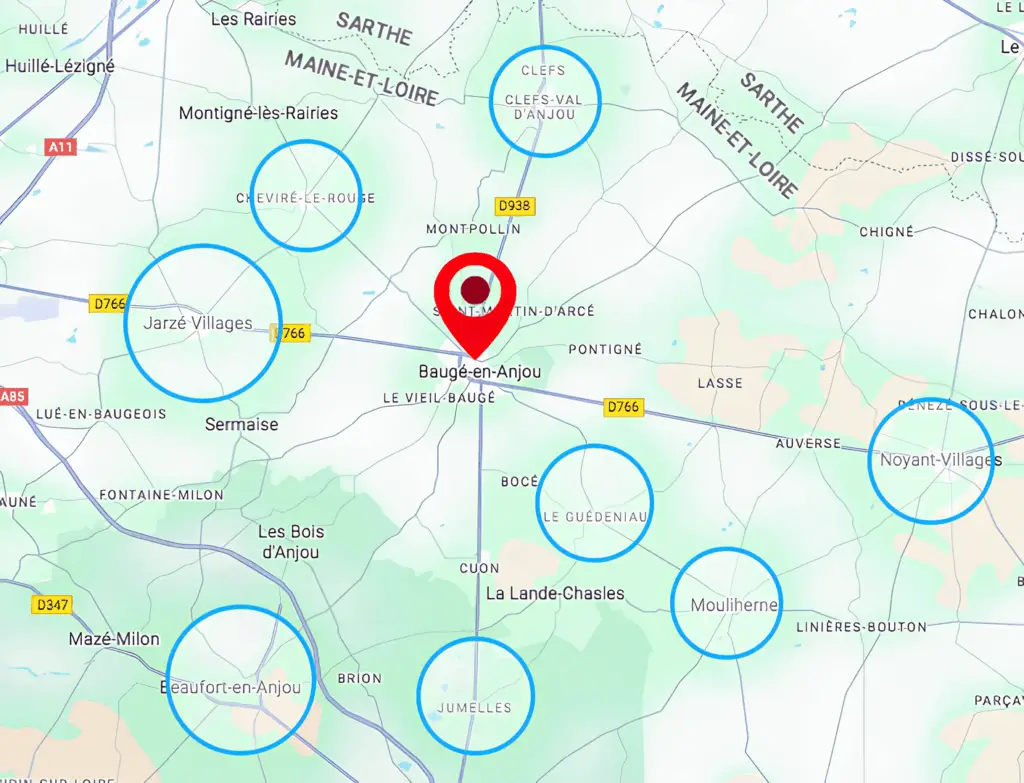 Référencement local à Baugé-en-Anjou