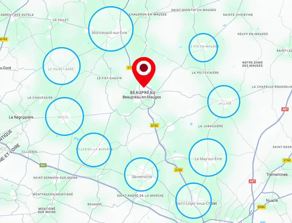 Référencement local à Beaupréau