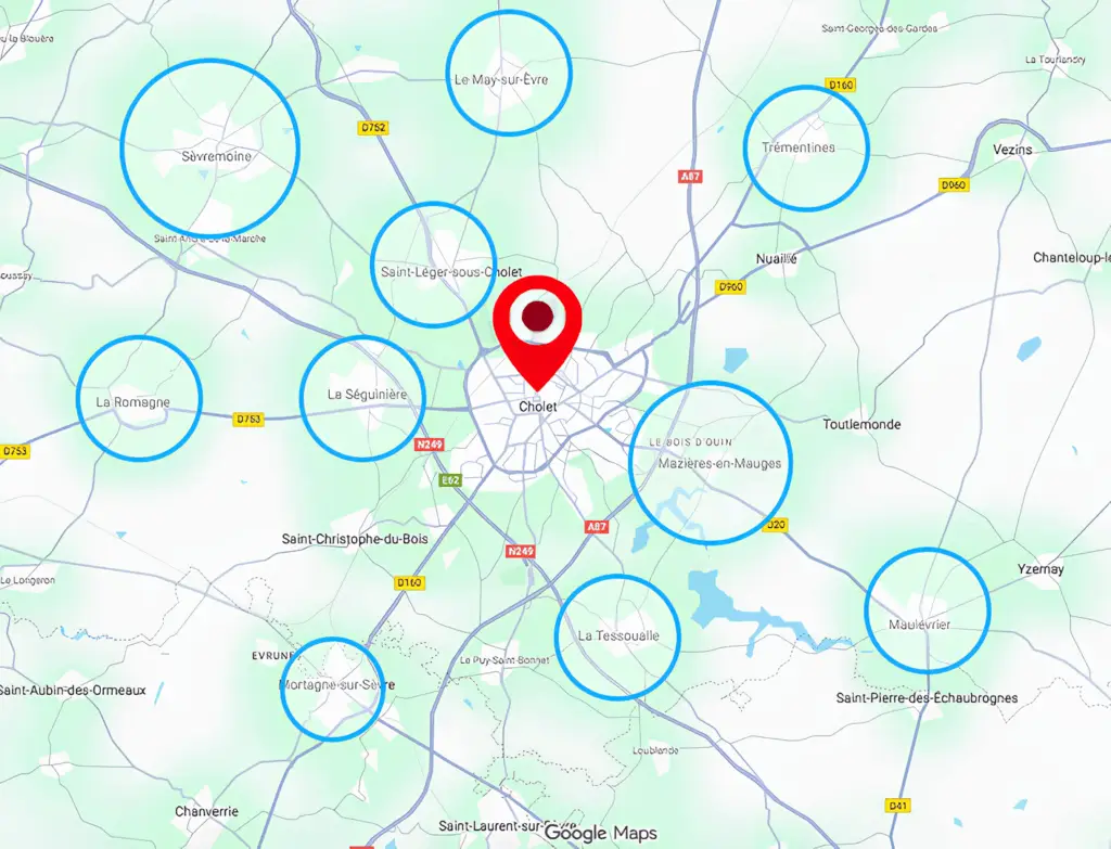 Référencement local à Cholet