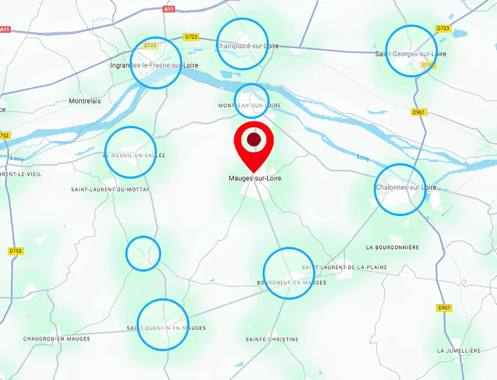 Référencement local à Mauges-sur-Loire