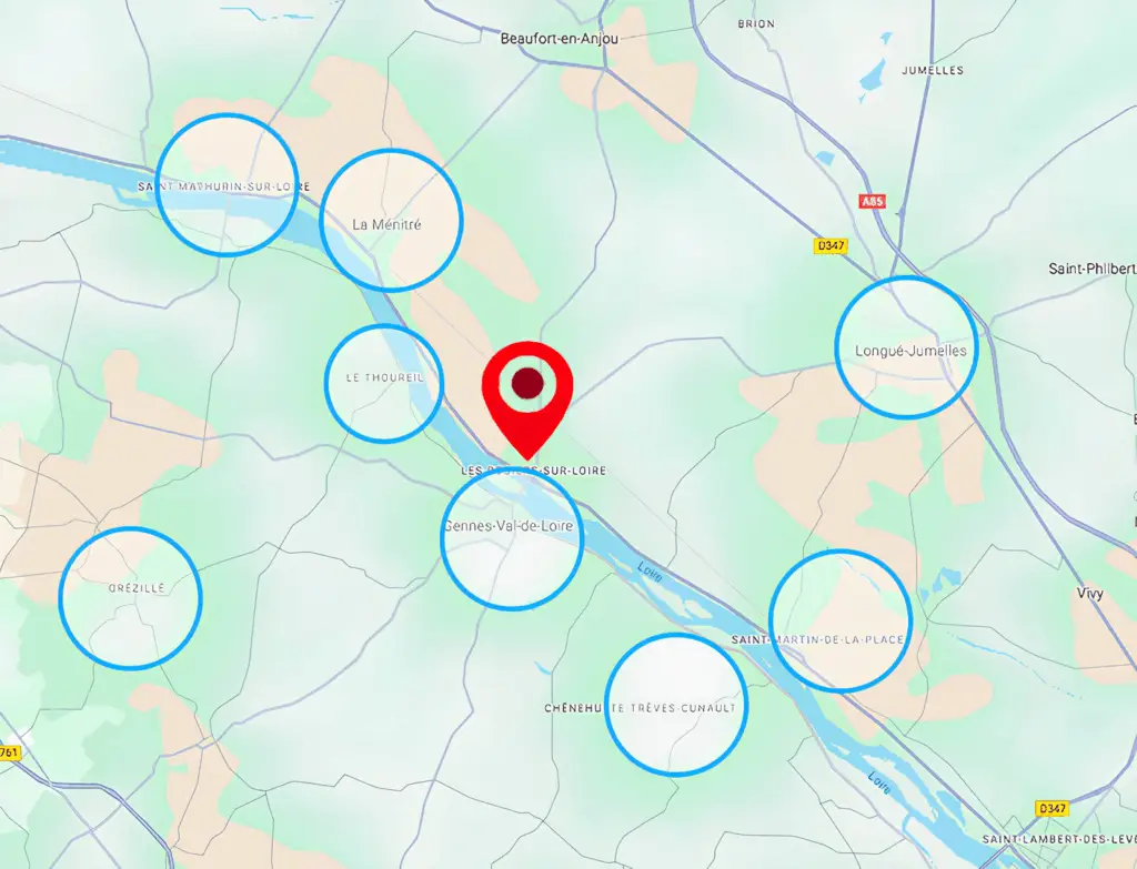 Référencement local aux Rosiers-sur-Loire
