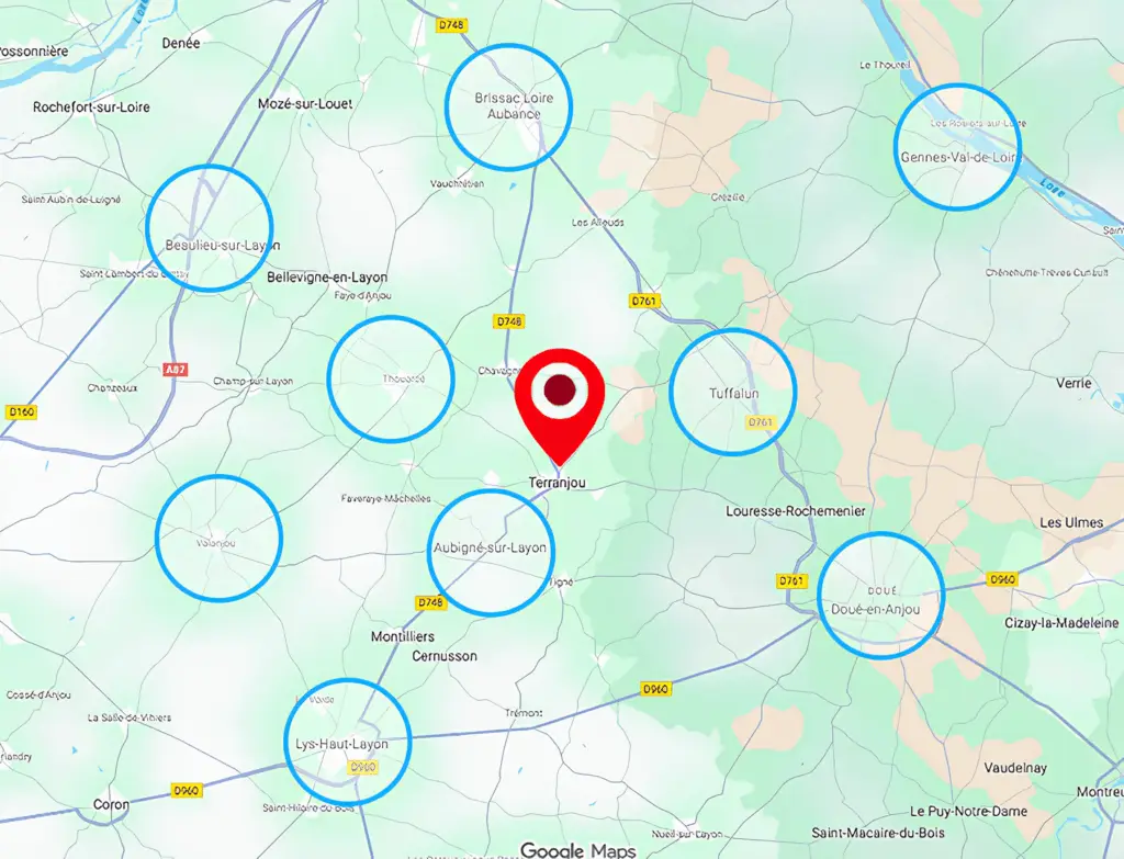 Référencement local à Terranjou