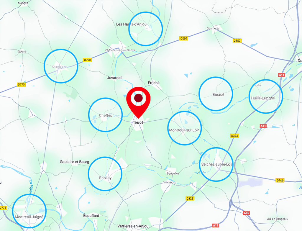 Référencement local à Tiercé