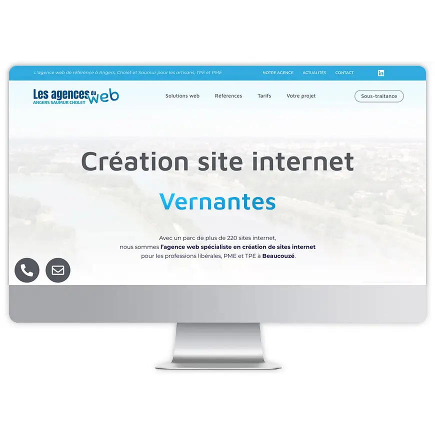 Création site internet Vernantes